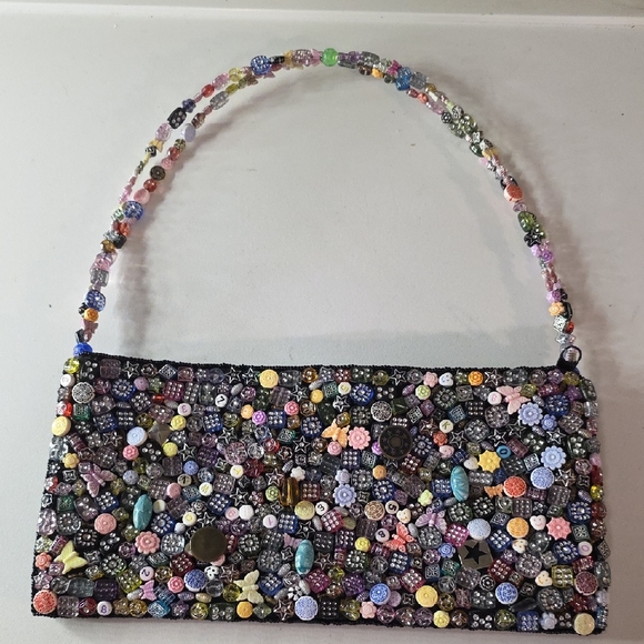 Handbags - Vintage Colorful Beaded Women's Bag